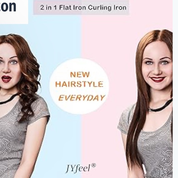 2 in 1 Travel Curling Flat Iron - Picture 4 of 8